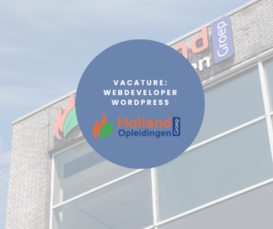 Vacature webdeveloper WordPress Holland Opleidingen Groep